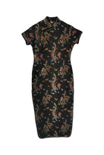 Robe asiatique en soie