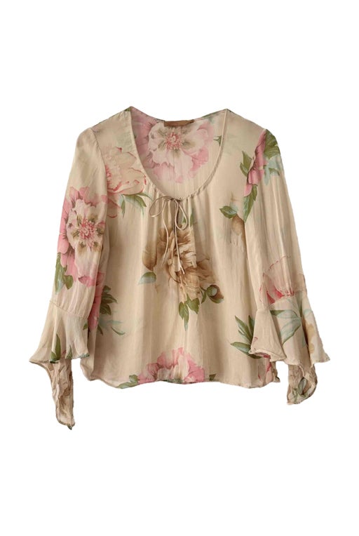 Blouse à fleurs