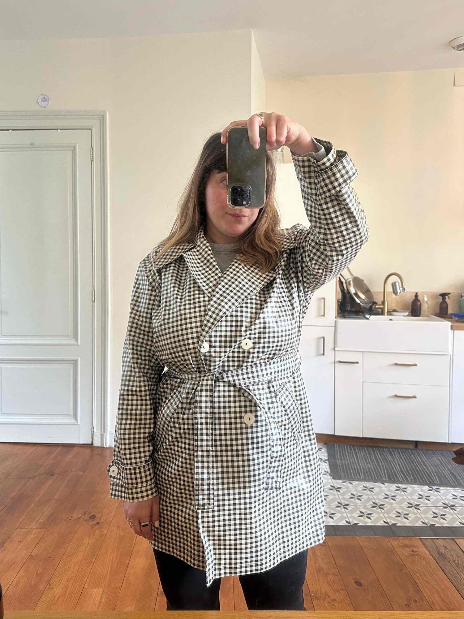 Vichy-style waxed cotton (80s)