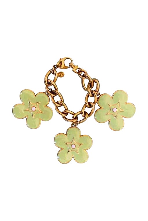 Escada flower bracelet