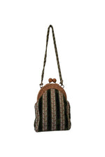 Sac en velours et fleurs 70's