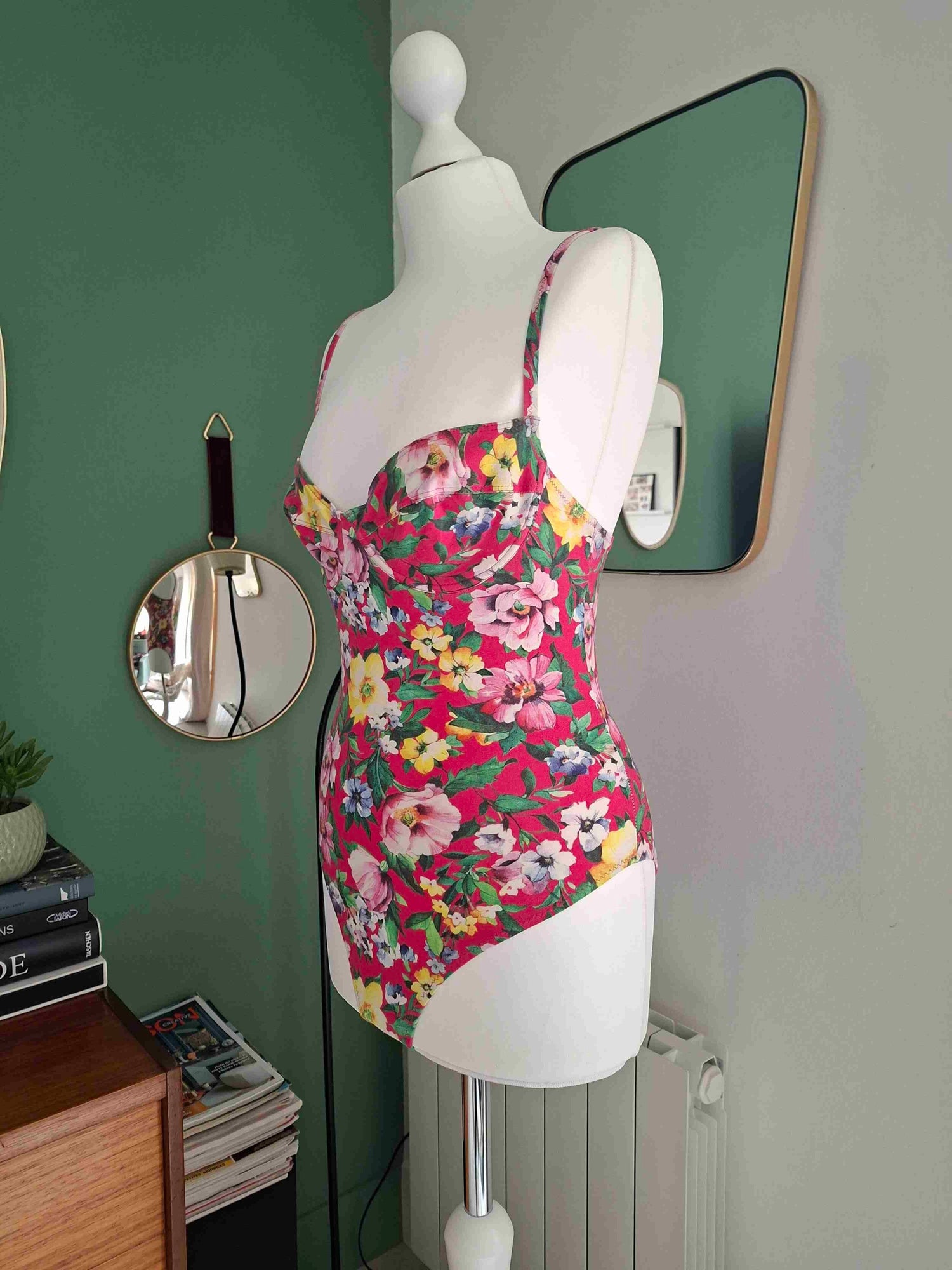 Maillot de bain à fleurs