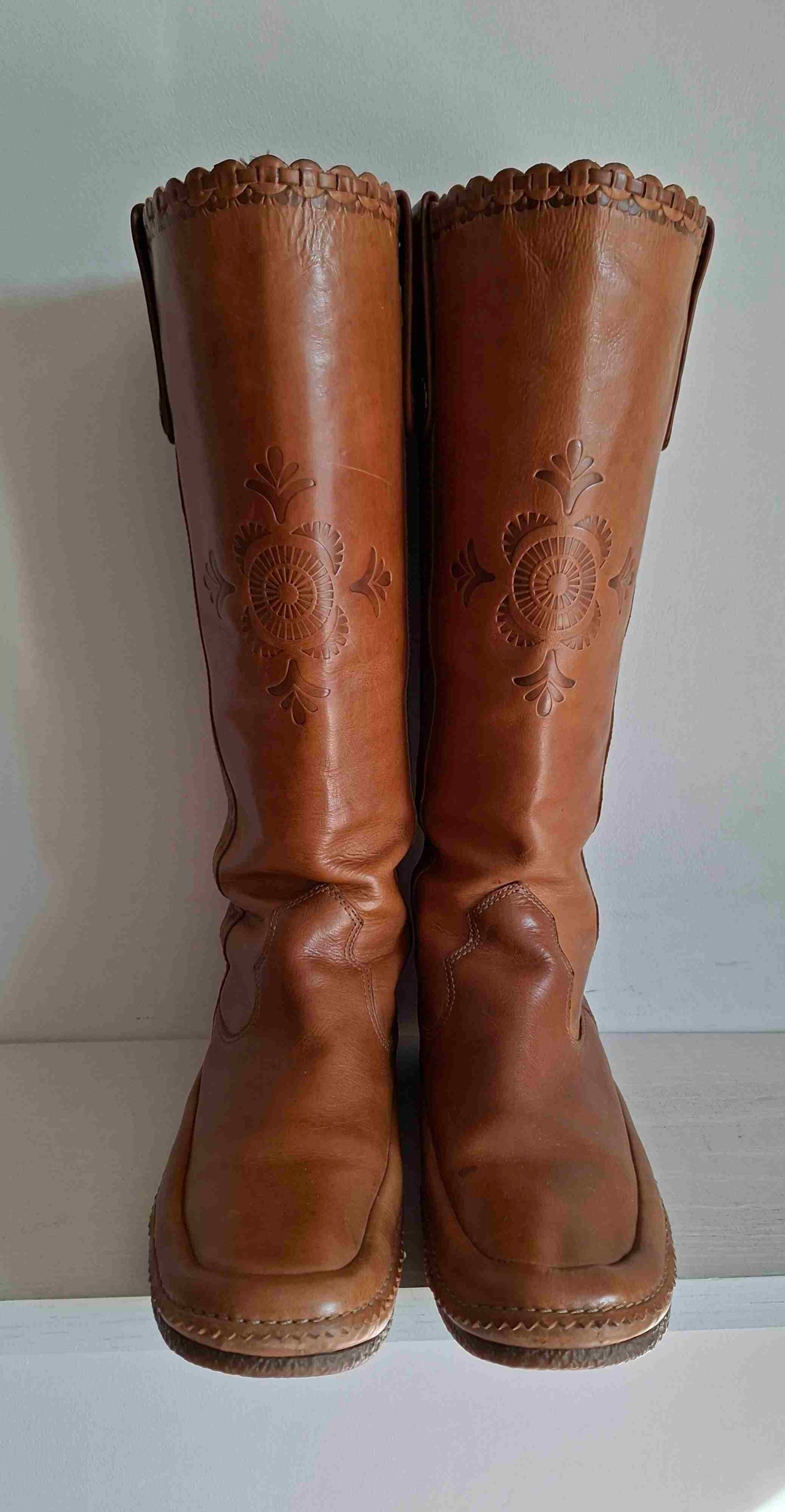 Bottes en cuir