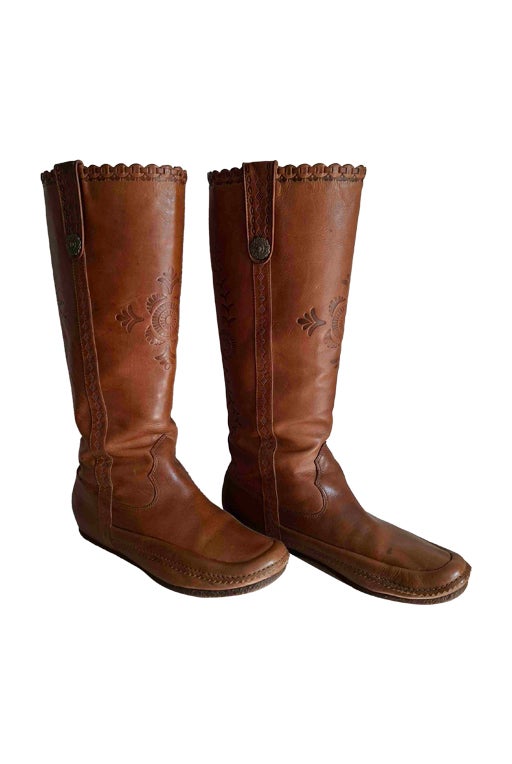 Bottes en cuir