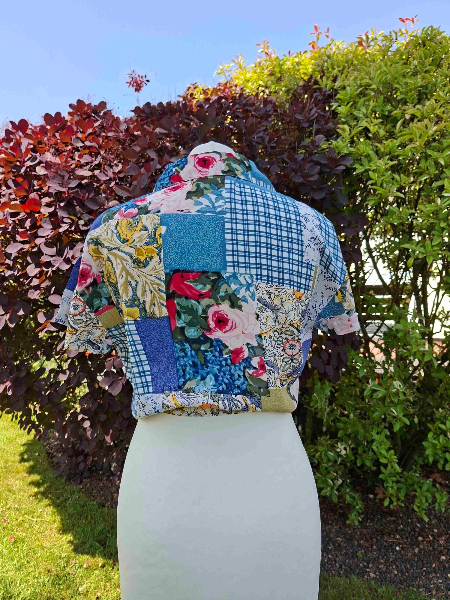 Floral patchwork top
