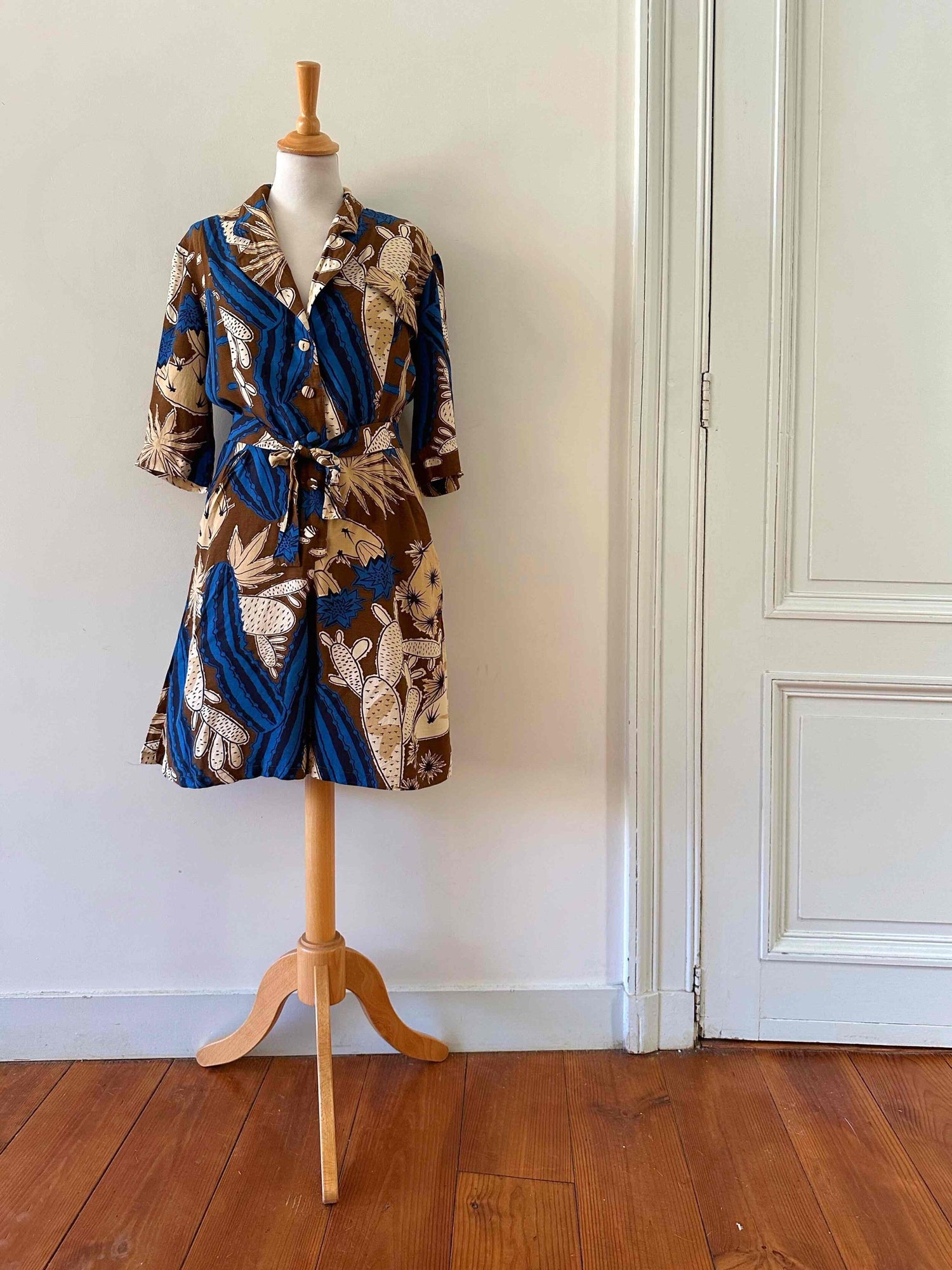 Combishort à fleurs