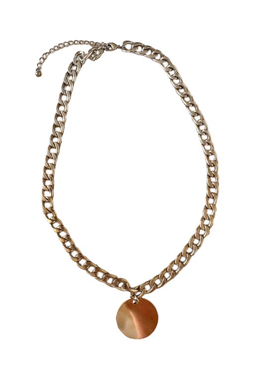 Collier chaîne médaillon