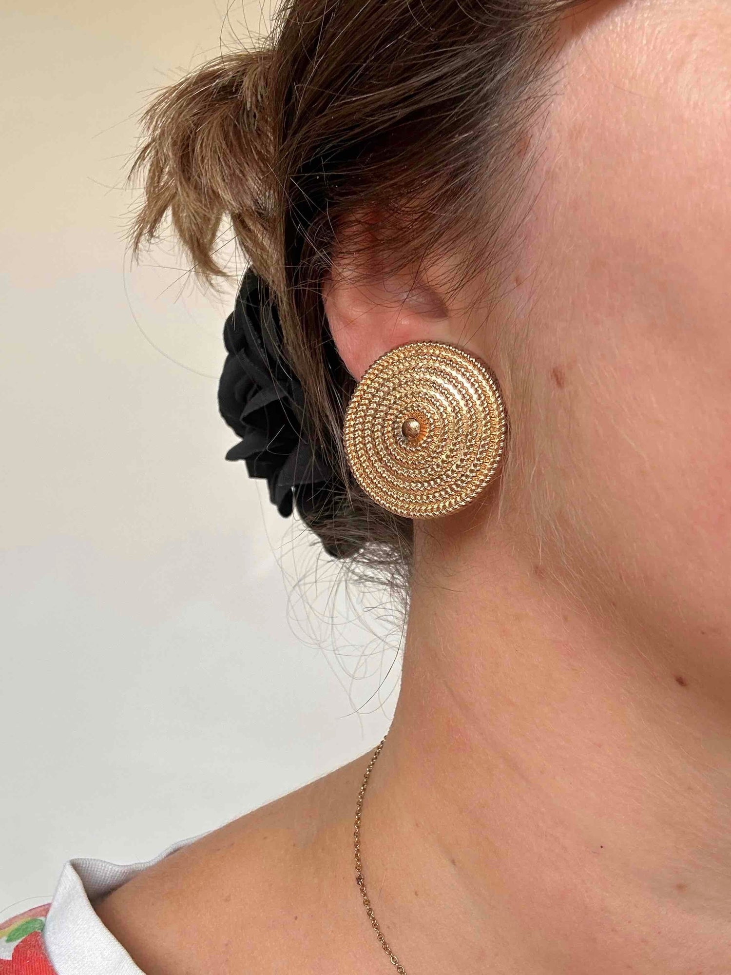 Boucles d'oreilles clips en laiton