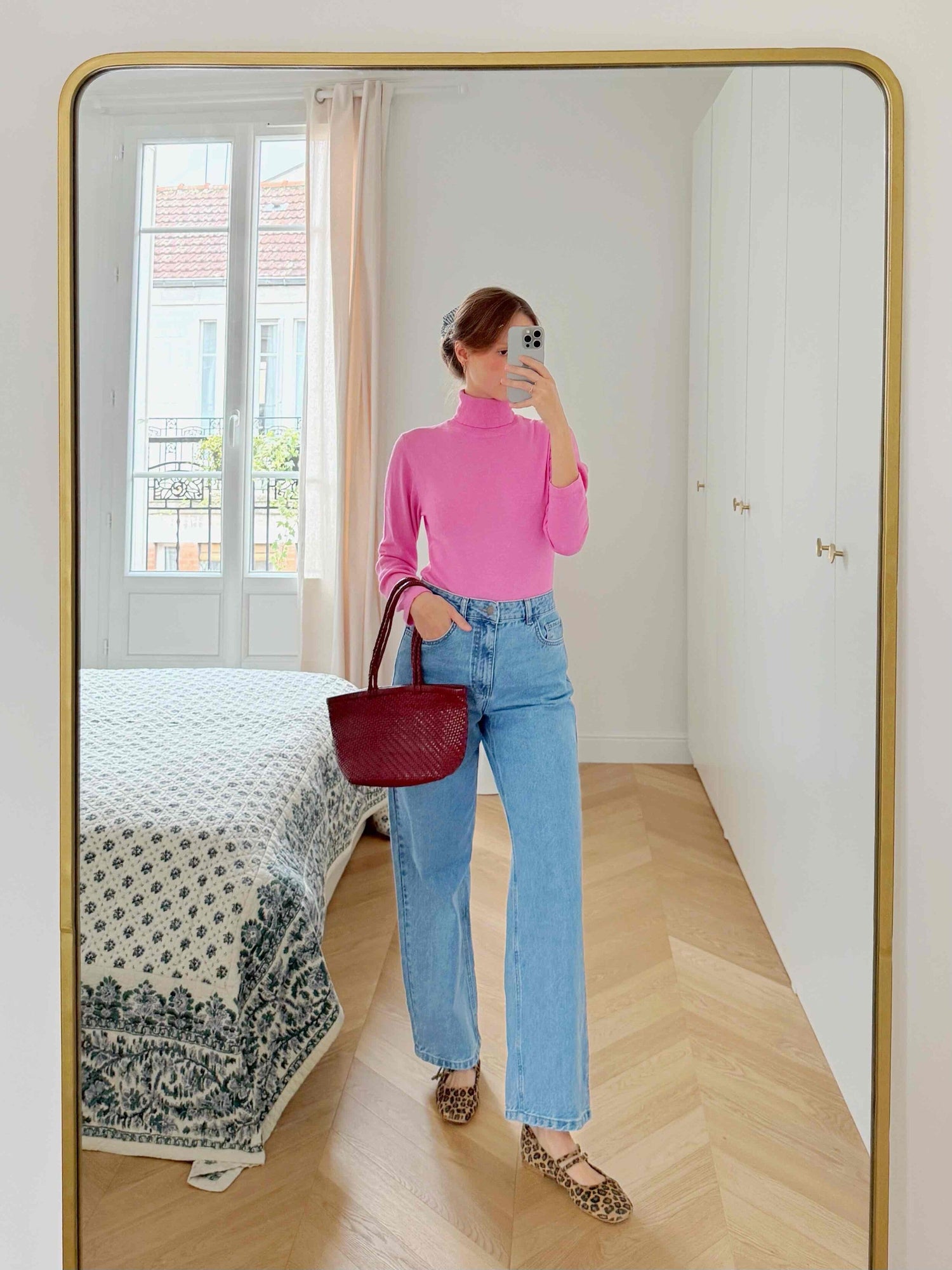 Col roulé en laine et cachemire