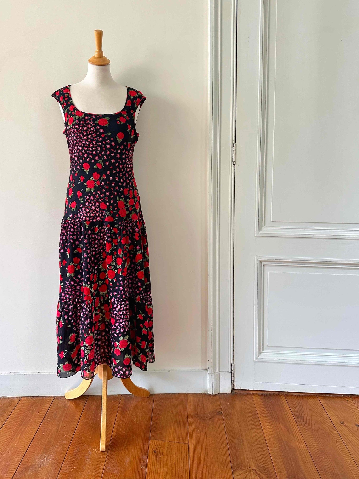 Robe nuisette à fleurs