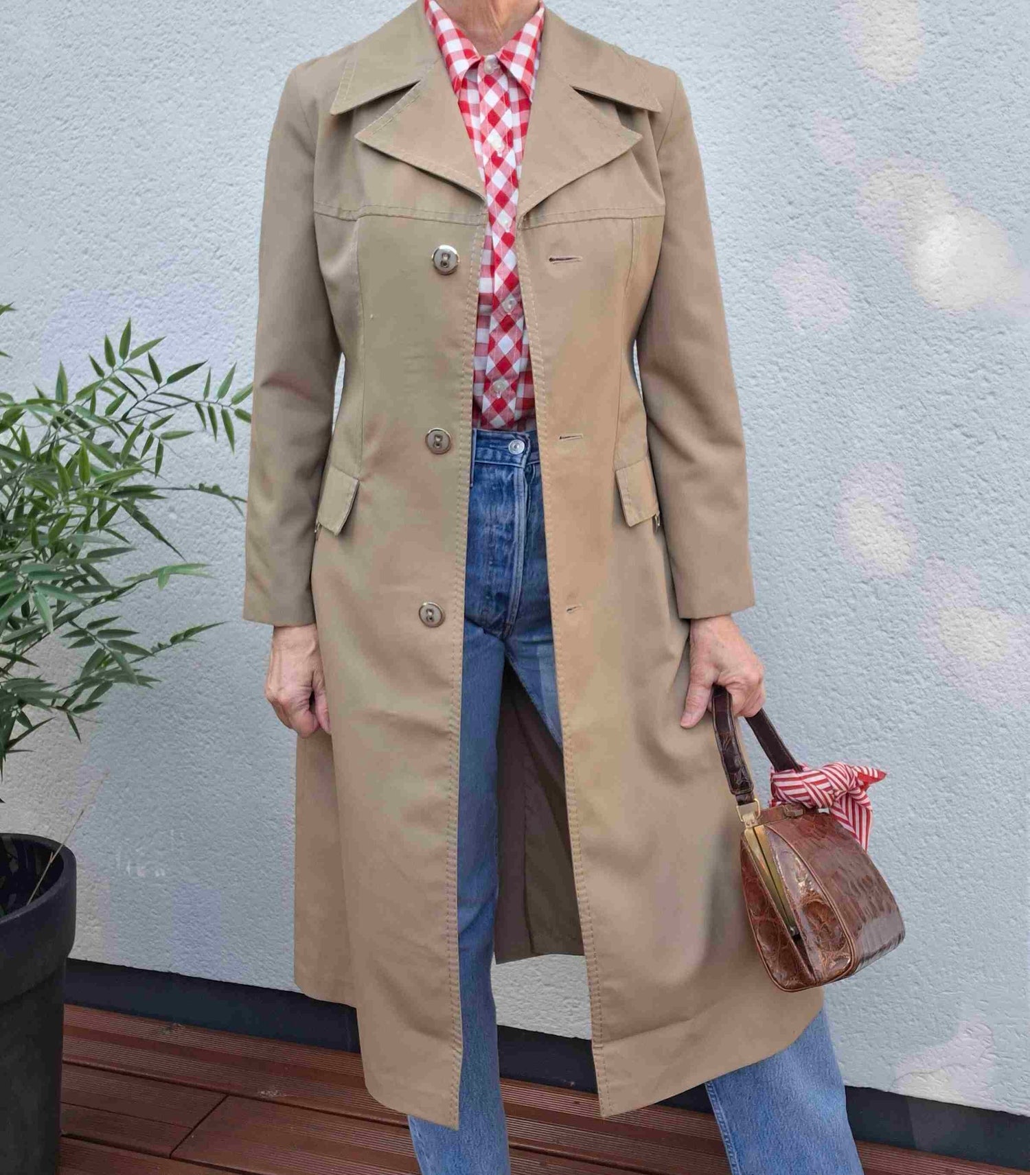 Cotton trench coat