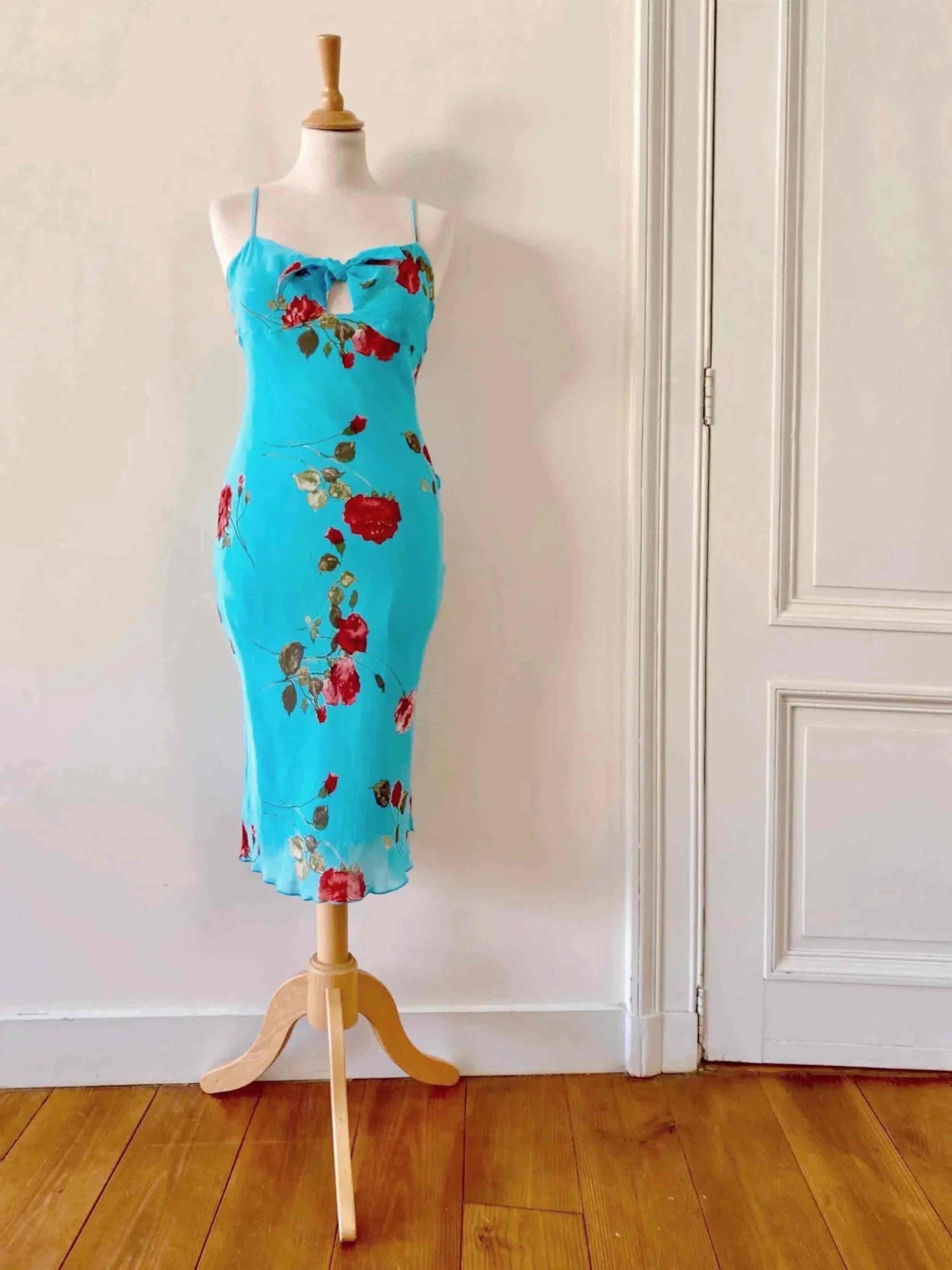 Robe nuisette à fleurs