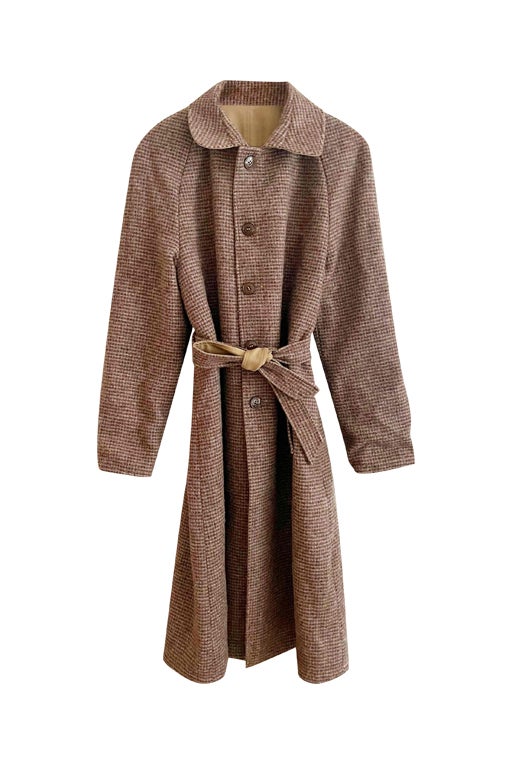 Reversible trench coat