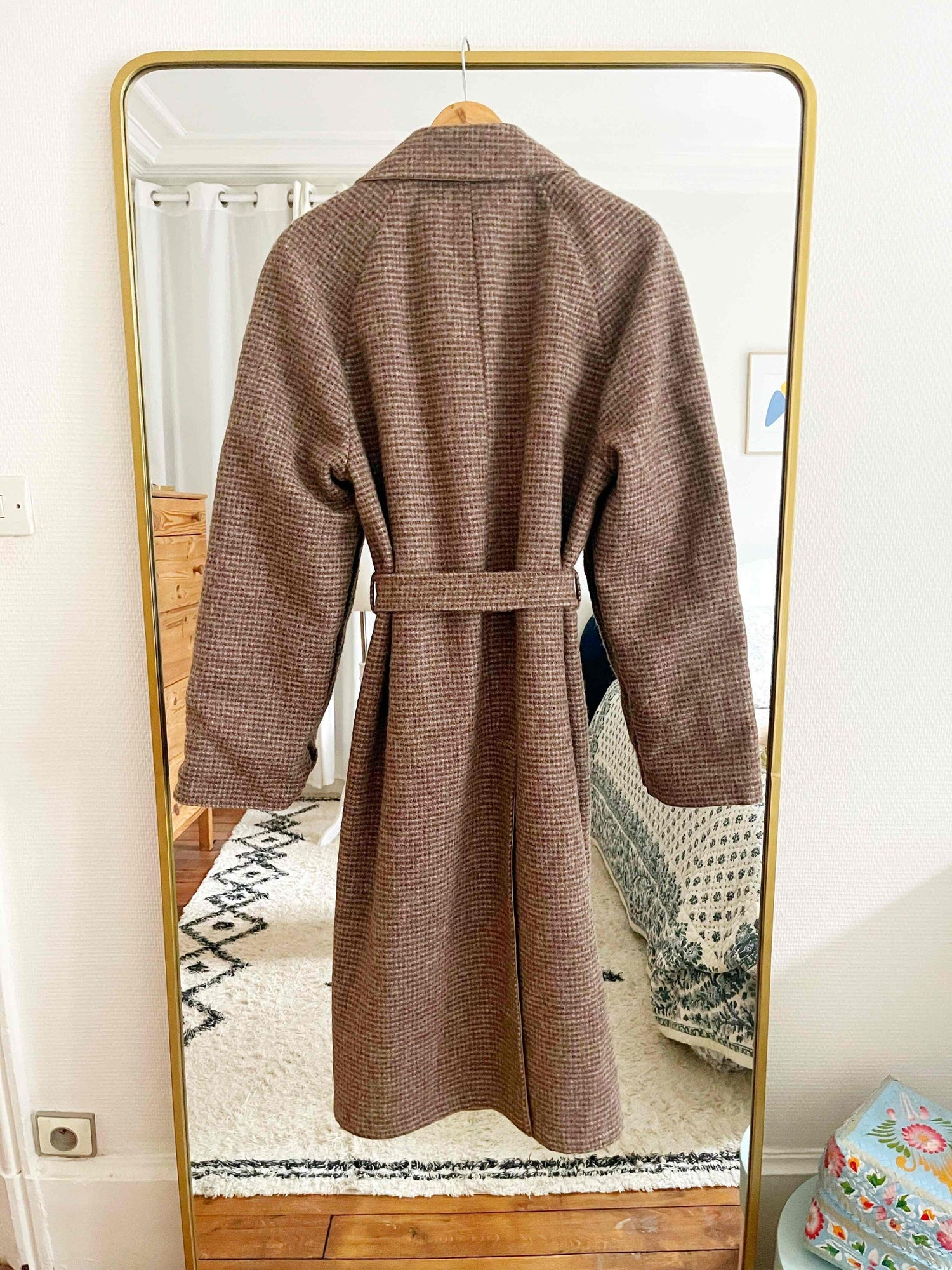 Reversible trench coat