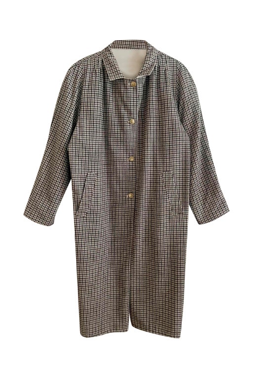 Reversible trench coat