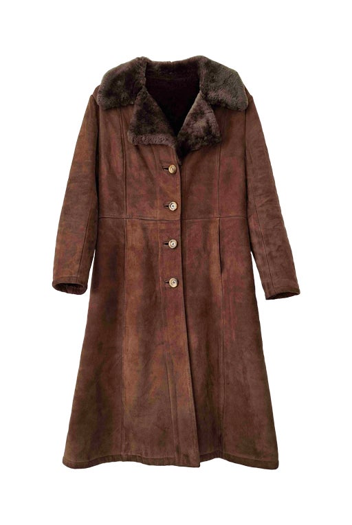 Suede with a wooly texture