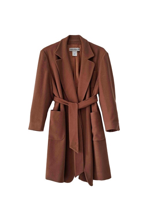 Wool and cashmere coat
