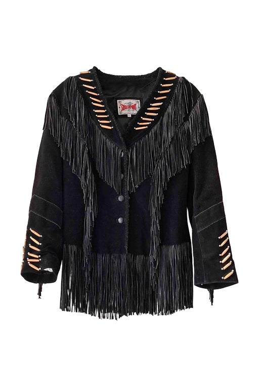 Veste à franges