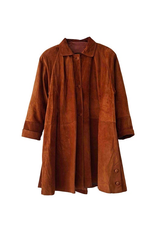 Suede coat