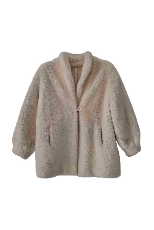 Manteau en fausse fourrure