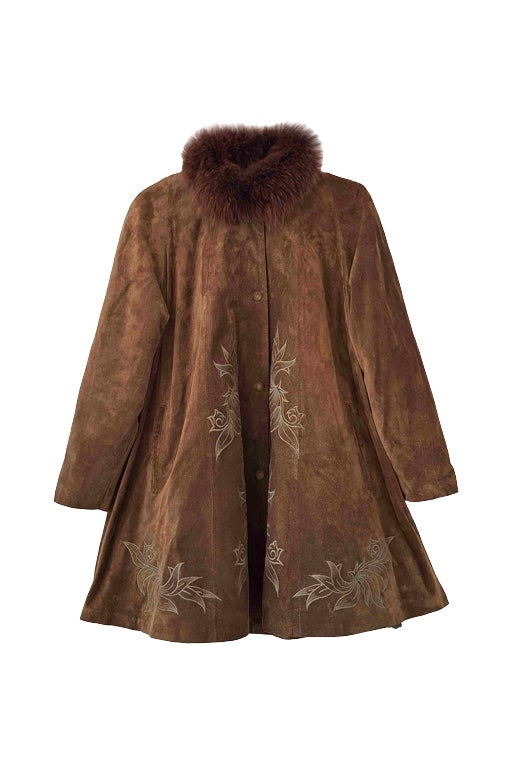 Suede coat