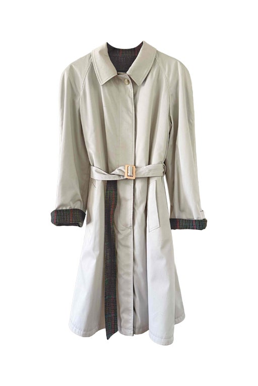 Wool trench coat