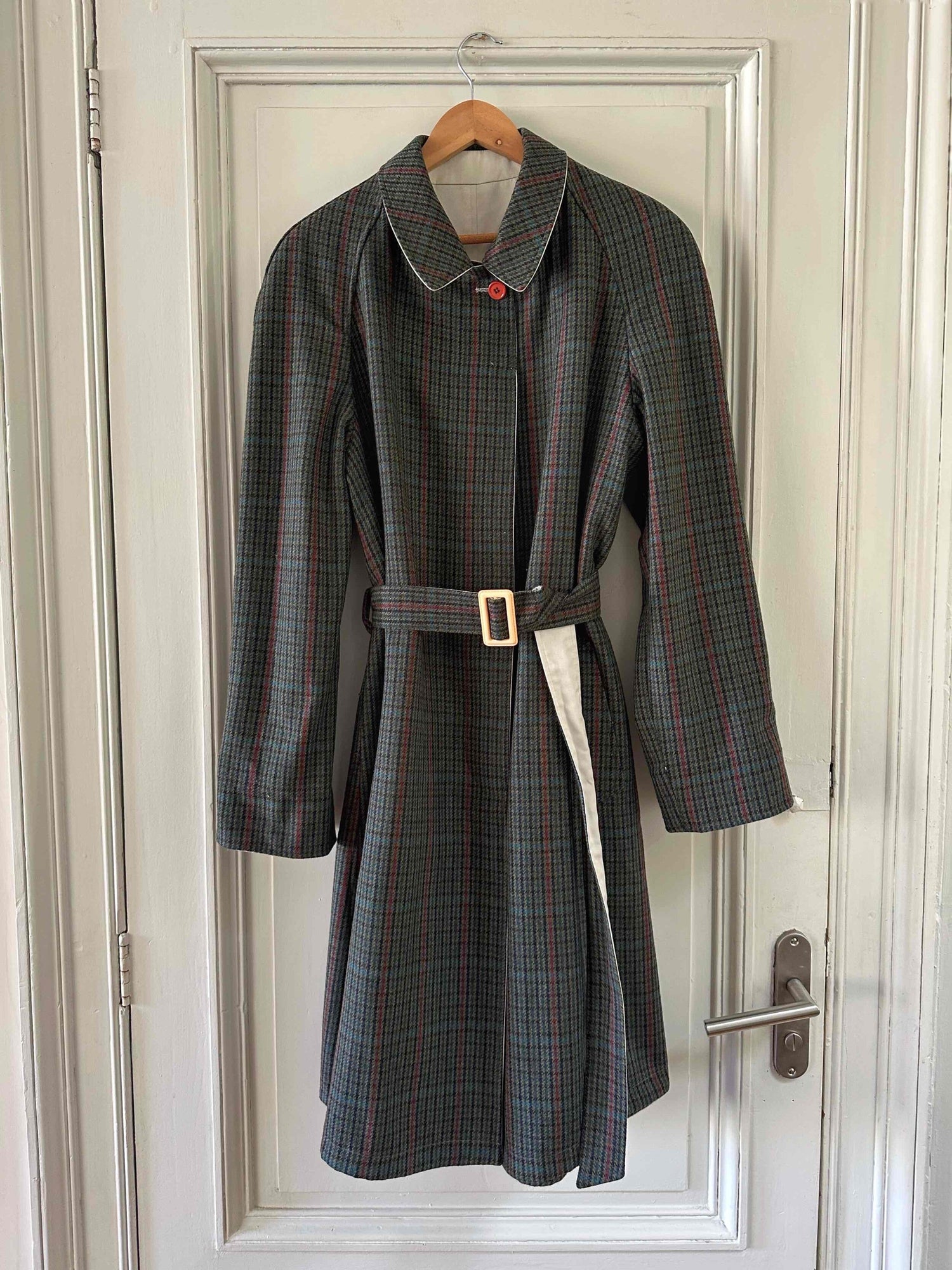 Wool trench coat