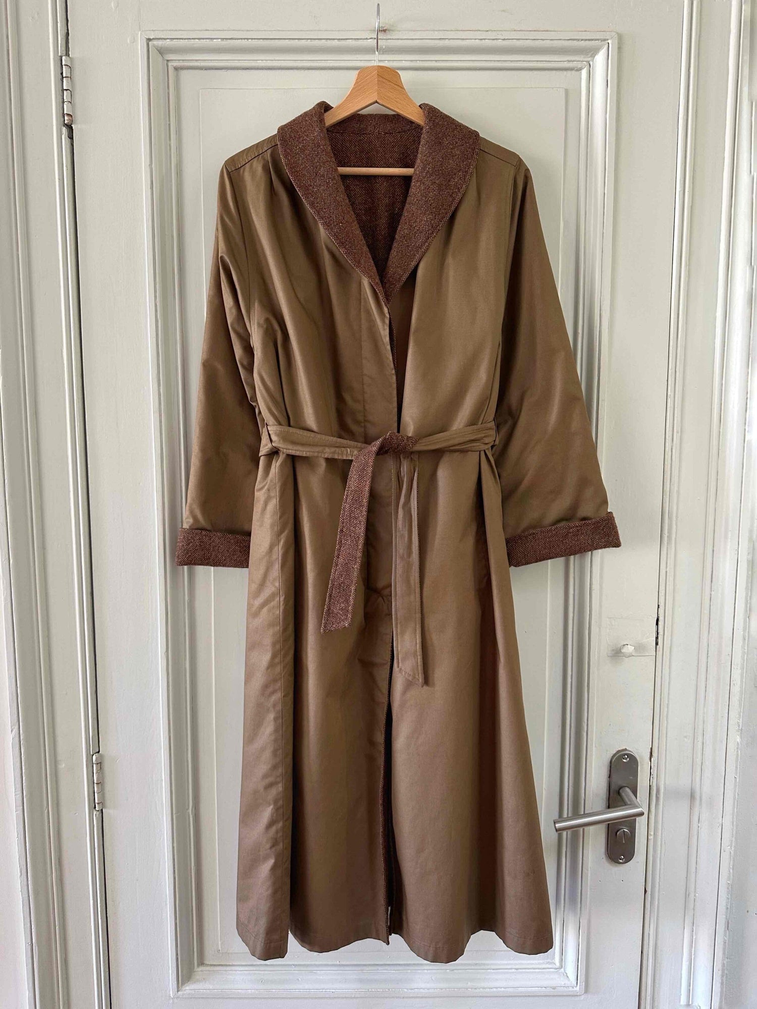 Wool trench coat