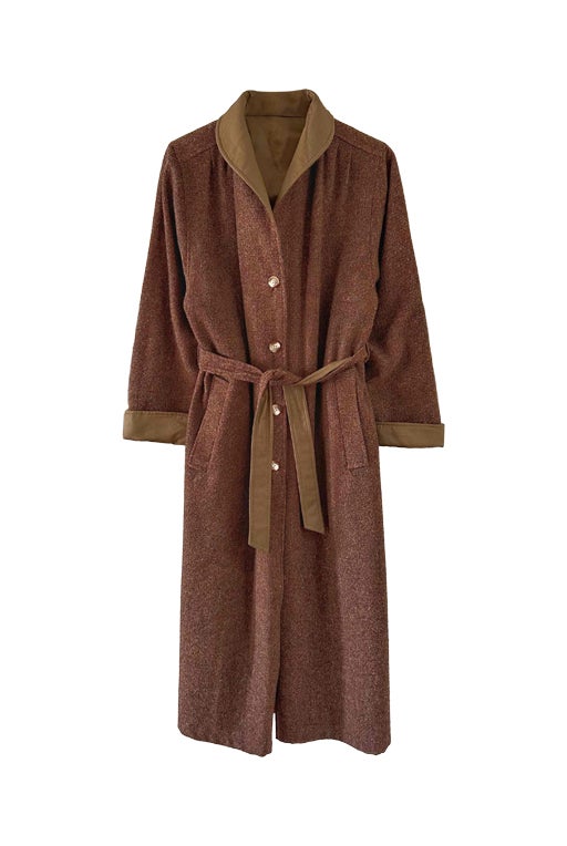 Wool trench coat
