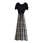 Robe en maille et lurex