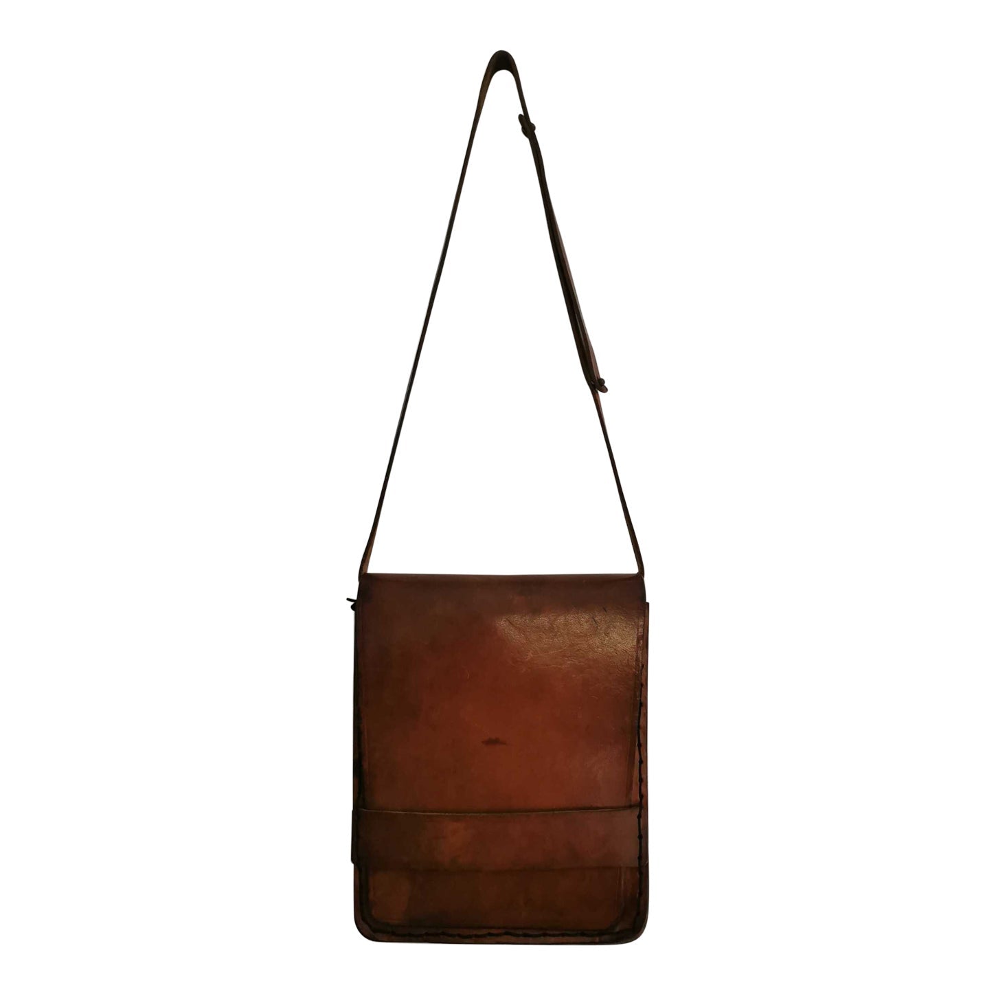 Leather shoulder bag