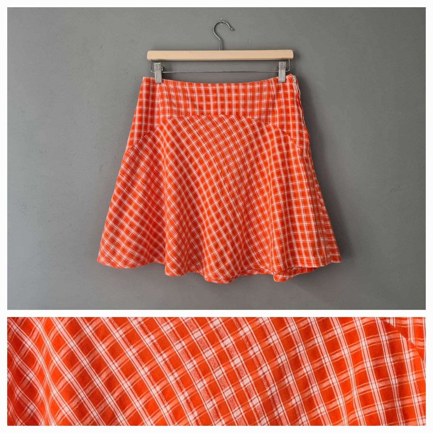 Cotton mini-skirt