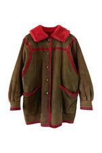 Yves Saint Laurent wool-lined leather jacket