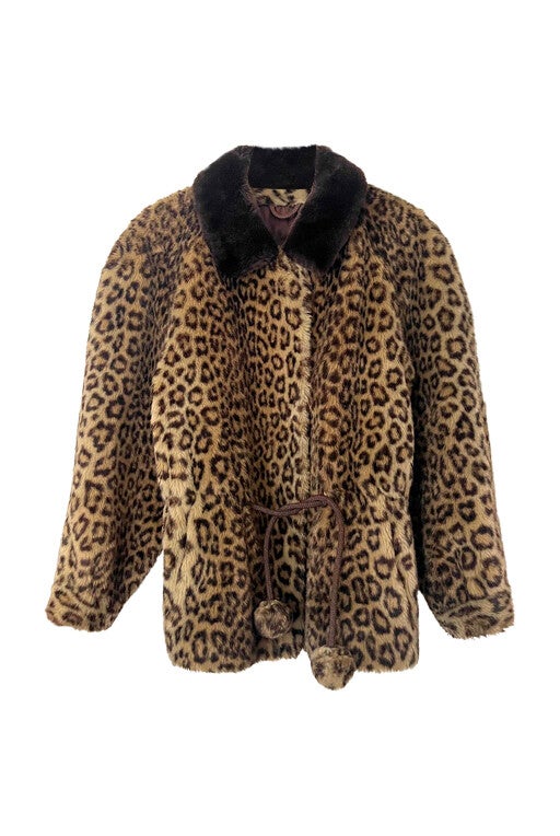 Faux fur coat