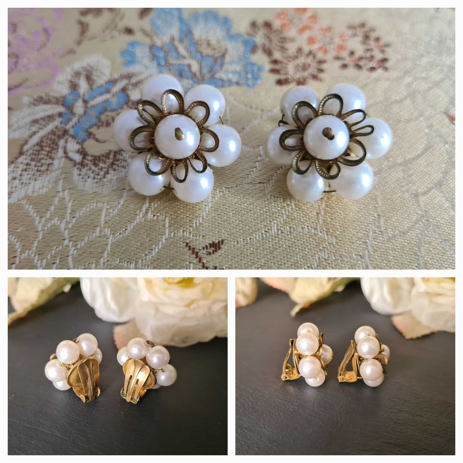 Flower earrings