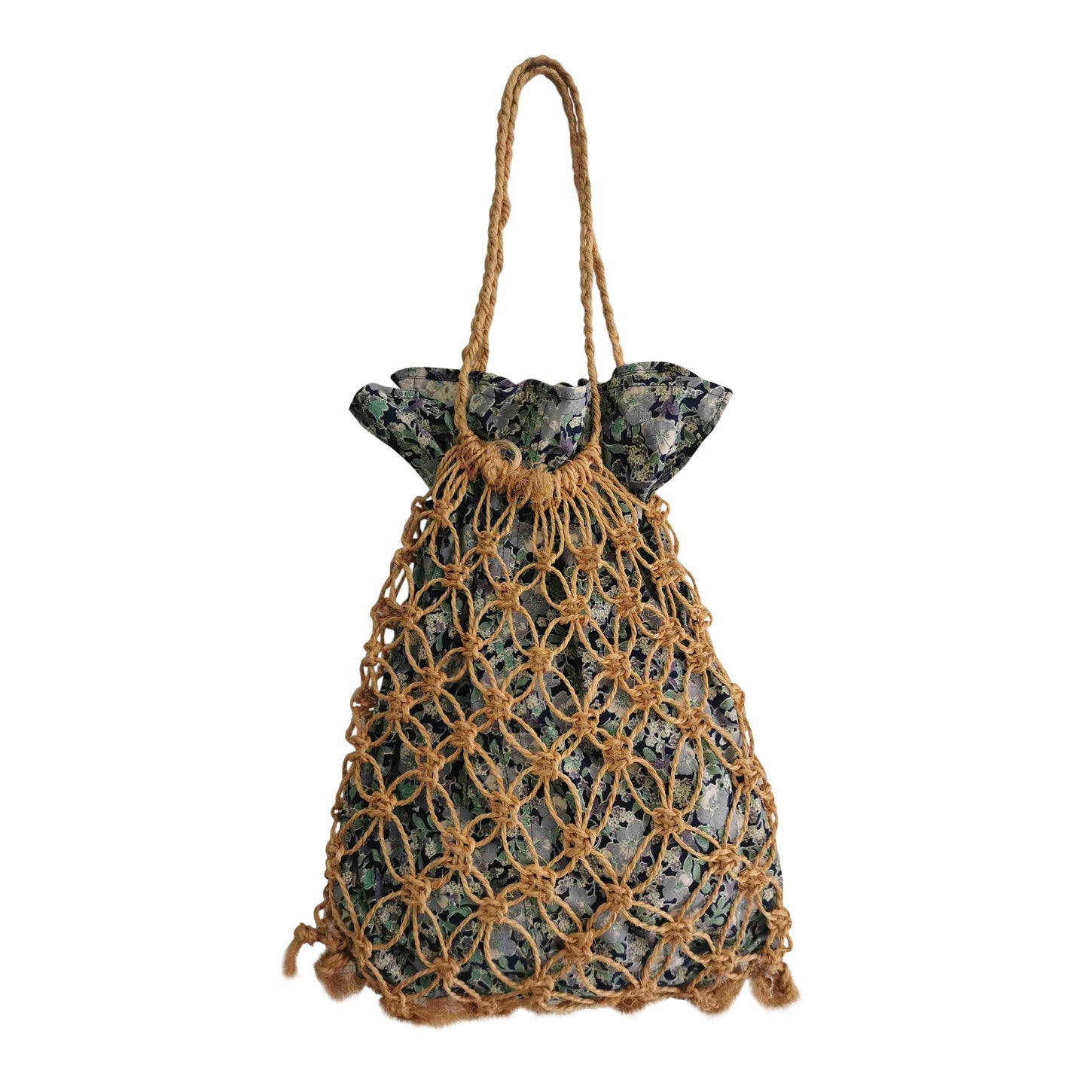 Woven straw bag