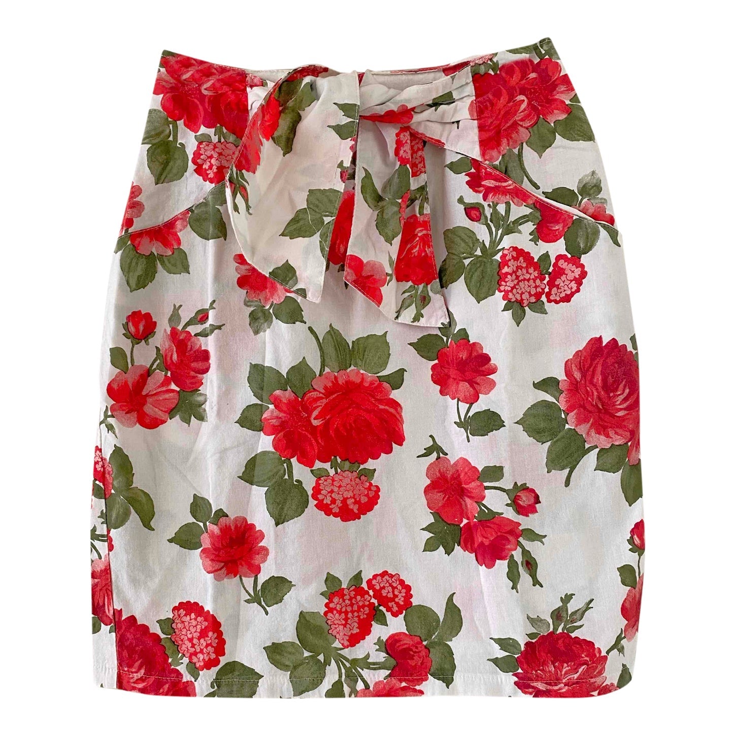 Floral mini skirt
