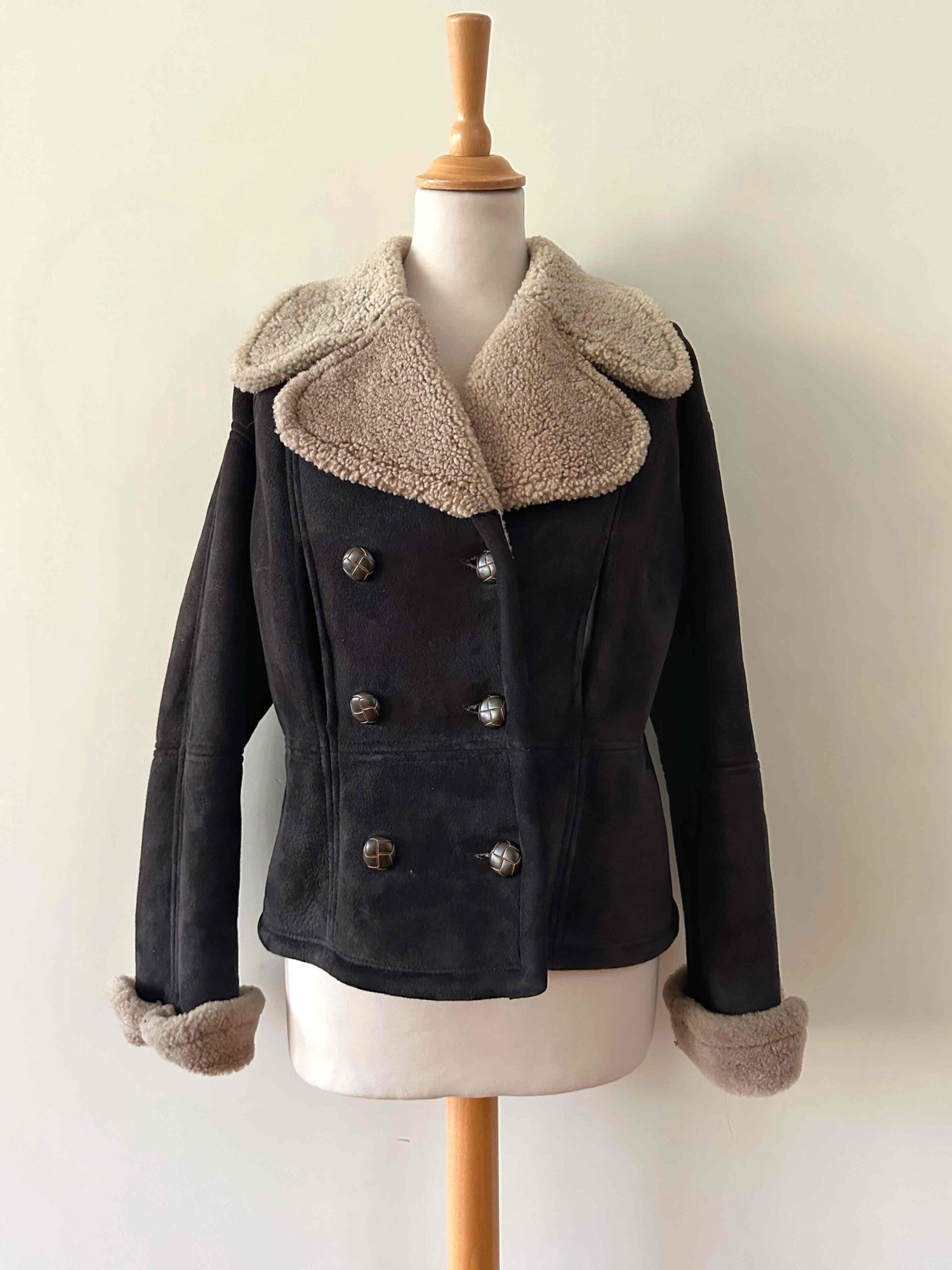 Wool-lined bomber jacket