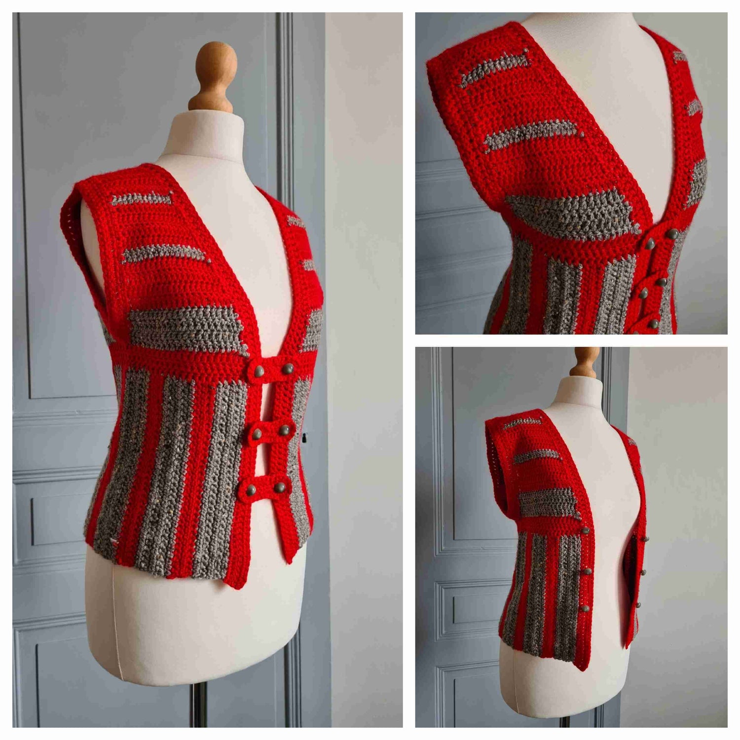 Gilet sans manches en laine