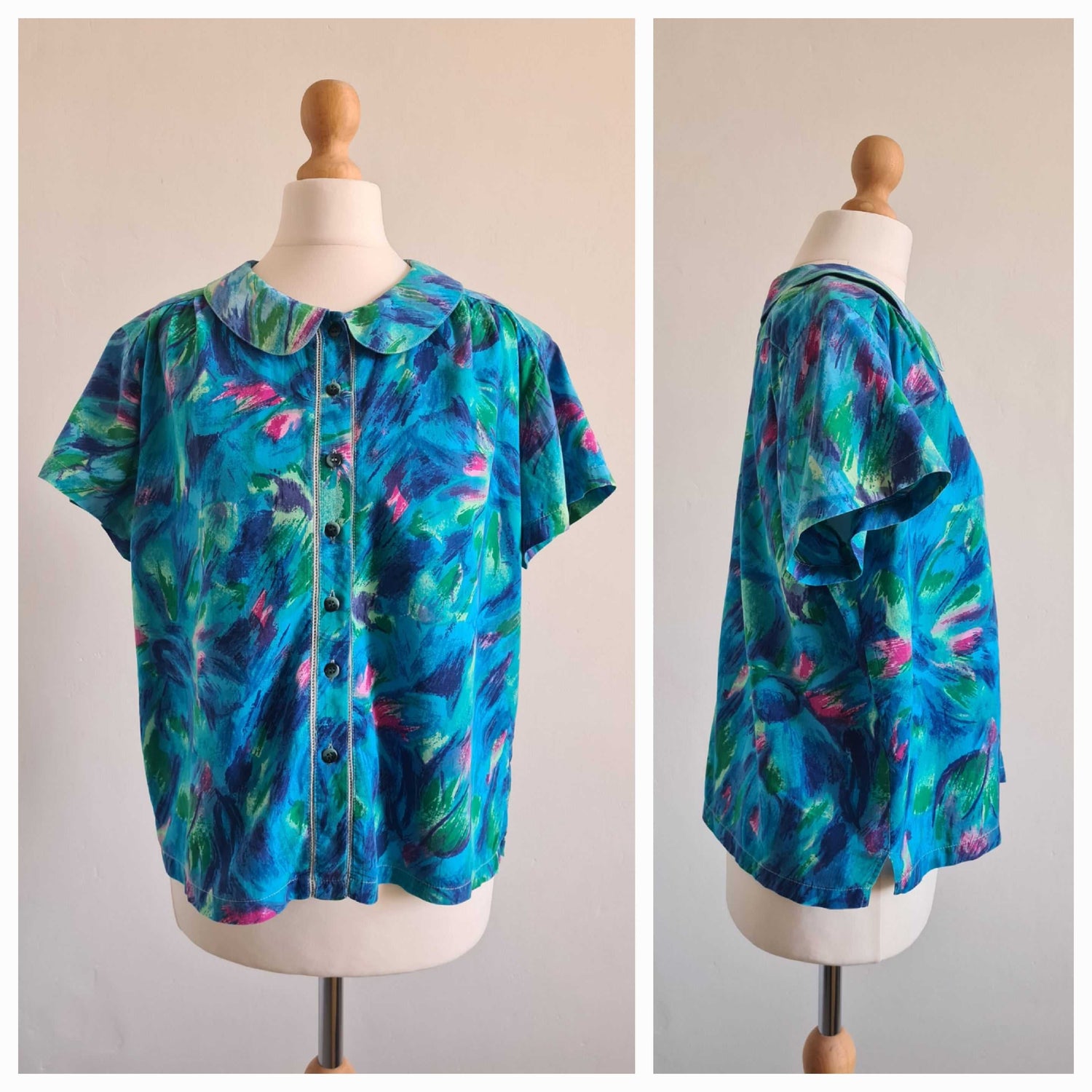 Blouse à fleurs