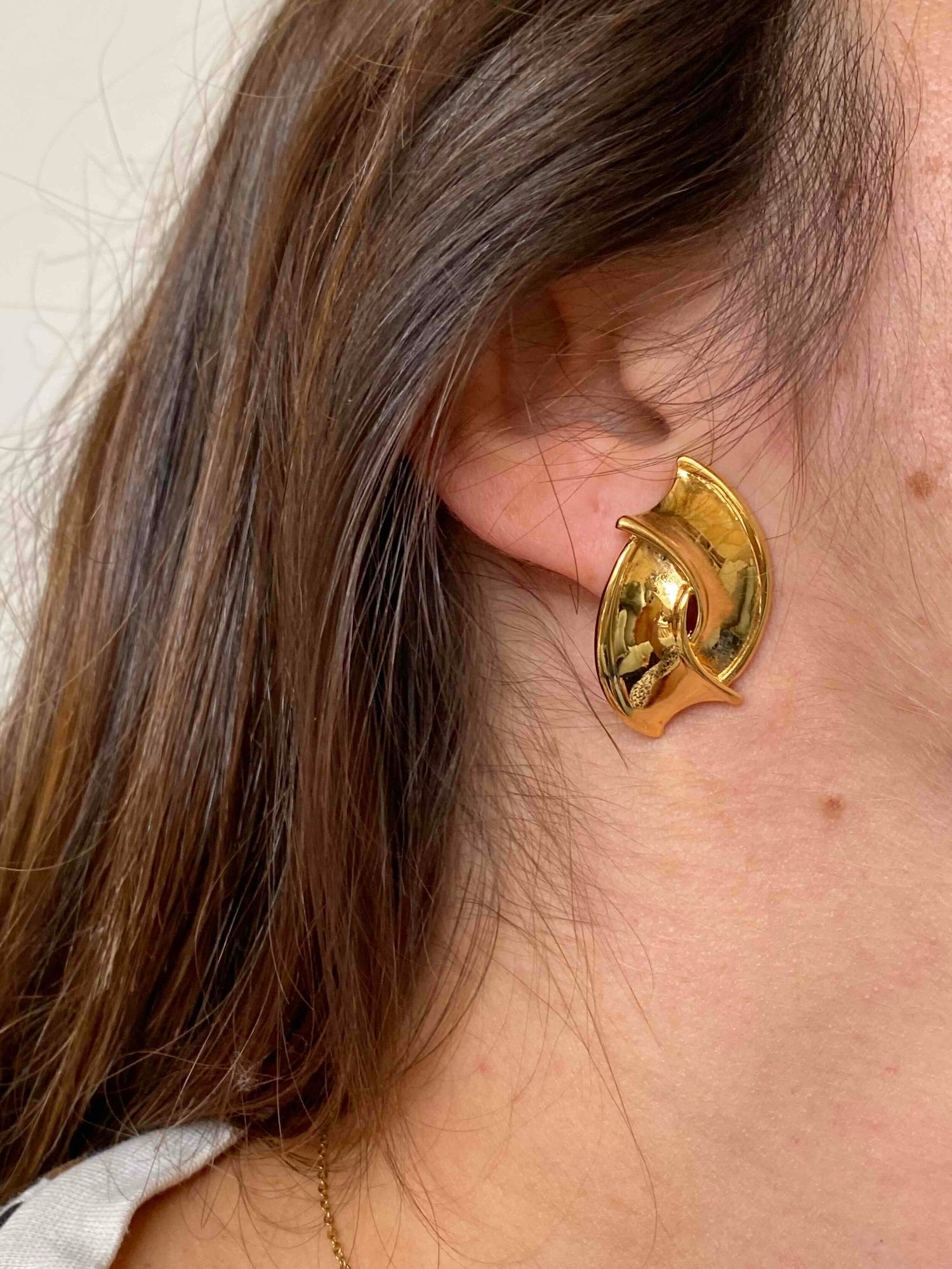 Yves Saint Laurent clip-on earrings