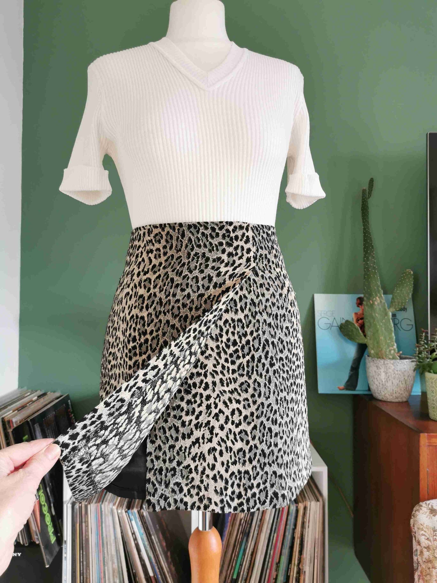 Leopard skirt
