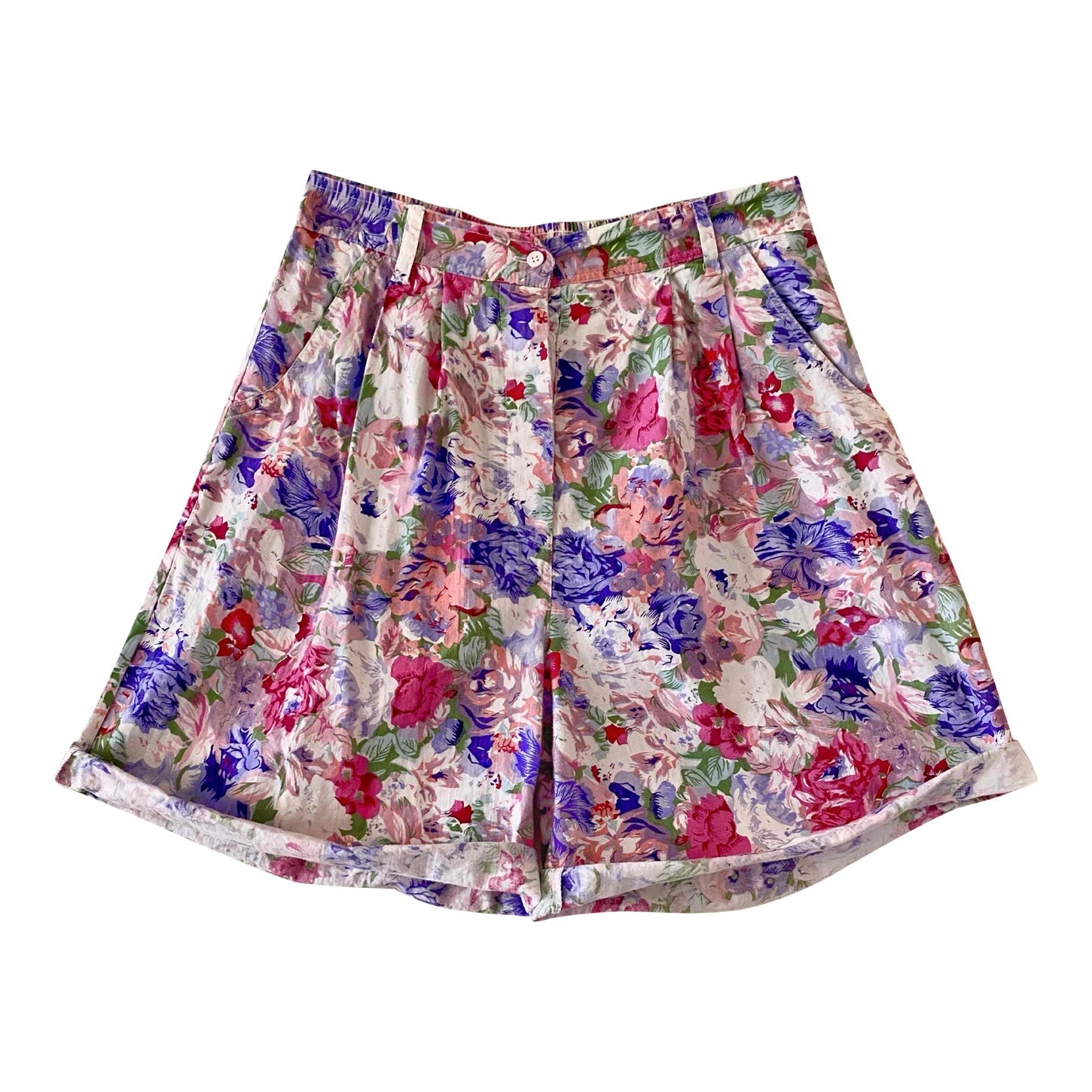 Short à fleurs