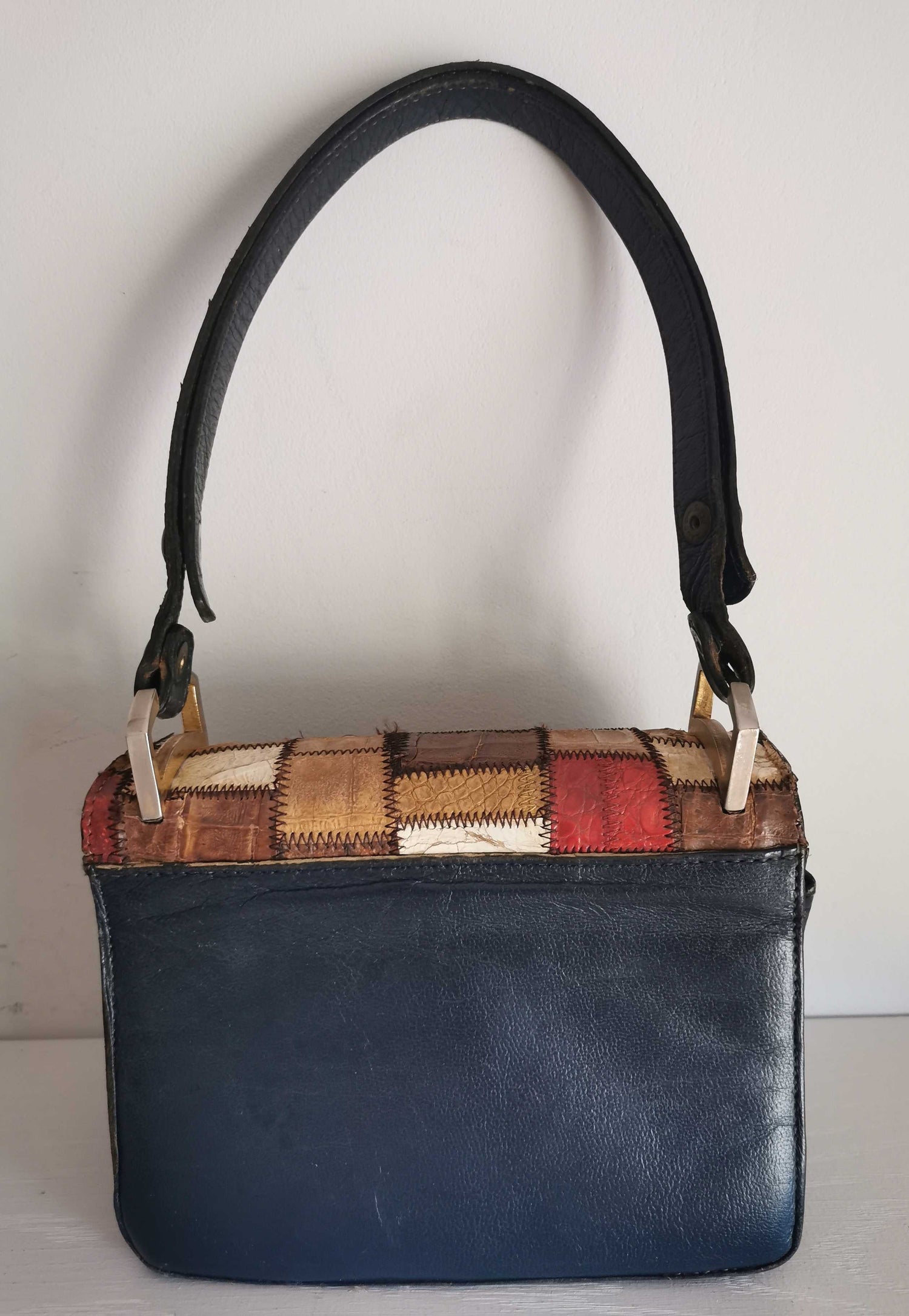 Patchwork leather bag