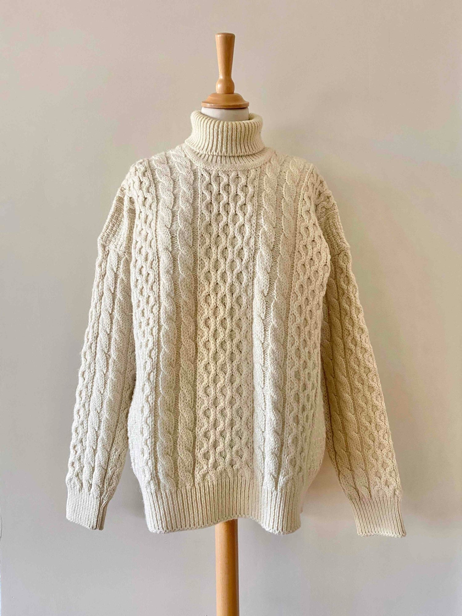 Irish turtleneck sweater