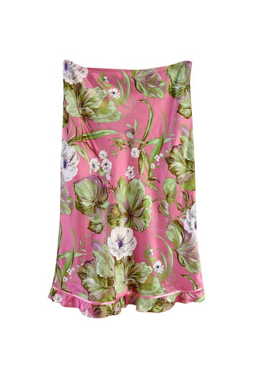 Jupe à fleurs