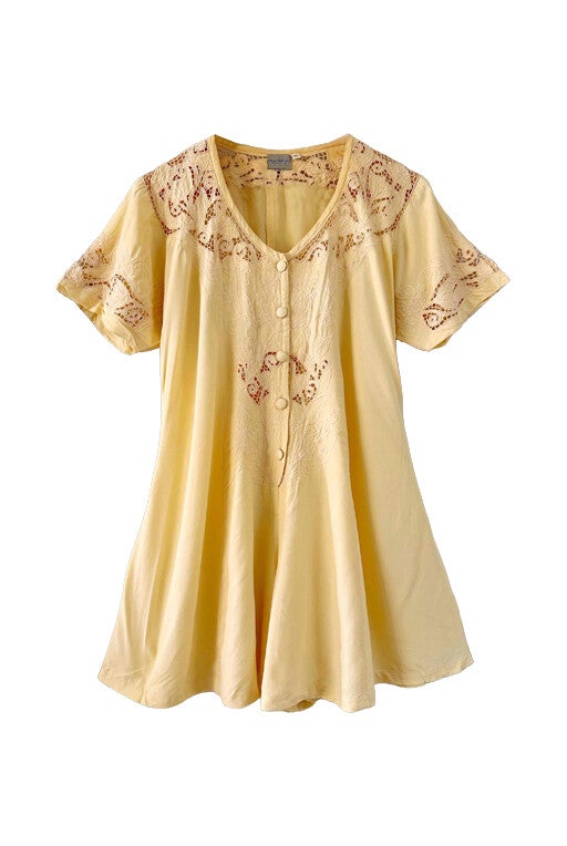 Combi-short en viscose