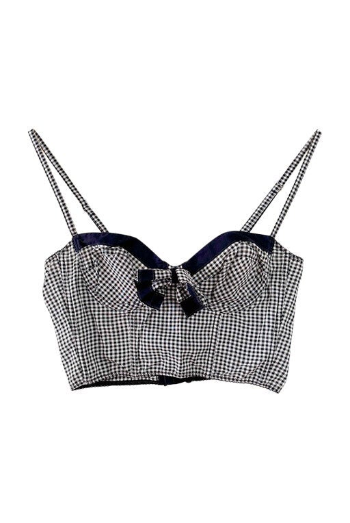 Vichy crop top