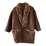 Leopard-patterned fleece