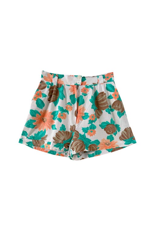 Short à fleurs